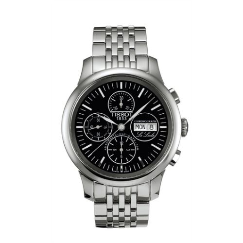 Tissot Le Locle Chronograph 42.3 Stainless Steel / Black / Bracelet